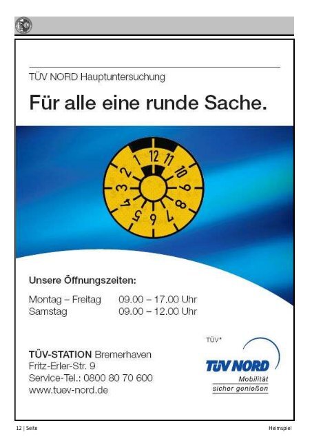 Vorschau - FC Land Wursten