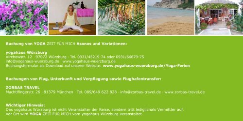 11/2012 yogahaus würzburg Div. Werbemittel Konzeption und