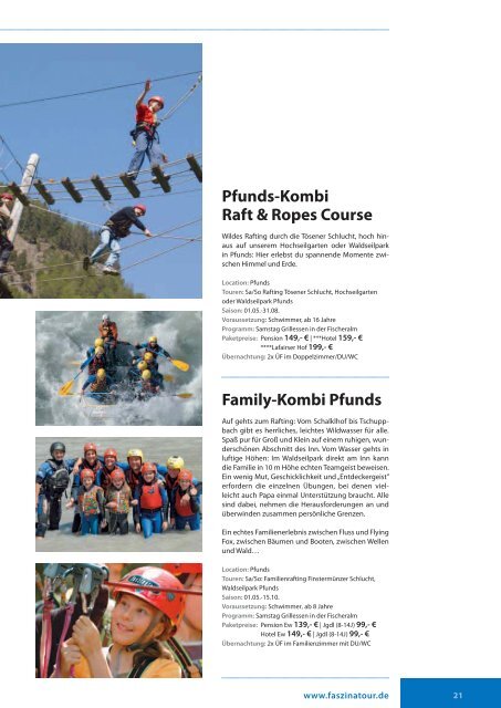 Adventure & Sports - Faszinatour Touristik-Training-Event GmbH
