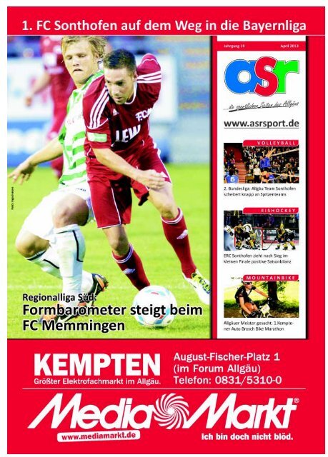ASR Sport Ausgabe April 2012 - Allgäu Sport Report