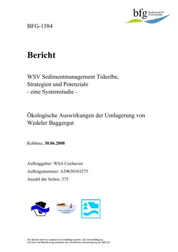 Bericht - Bundesanstalt für Wasserbau