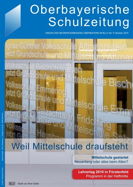 Oberbayerische Schulzeitung - MLLV