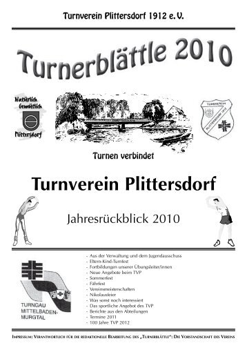 Ausgabe 2011 - Turnverein Plittersdorf