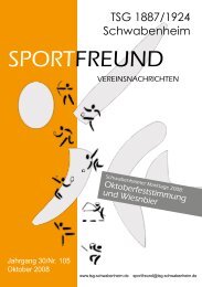 SPORTFREUND - TSG Schwabenheim