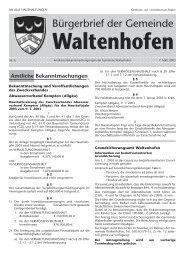 Bürgerbrief 2003/05 (0 bytes) - Waltenhofen