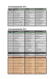 Veranstaltungskalender 2013 - Wellendingen