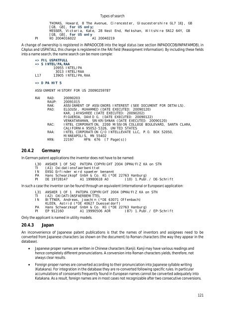 Guide to STN Patent Databases – Basic Version - Paton - TU Ilmenau