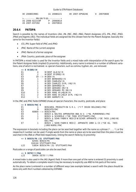 Guide to STN Patent Databases – Basic Version - Paton - TU Ilmenau
