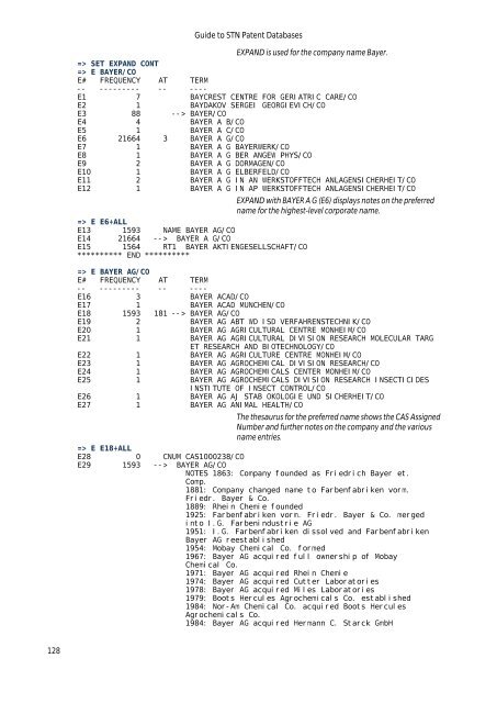 Guide to STN Patent Databases – Basic Version - Paton - TU Ilmenau