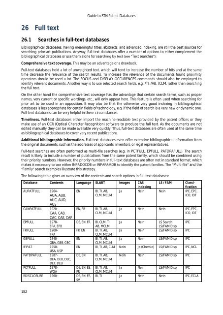 Guide to STN Patent Databases – Basic Version - Paton - TU Ilmenau