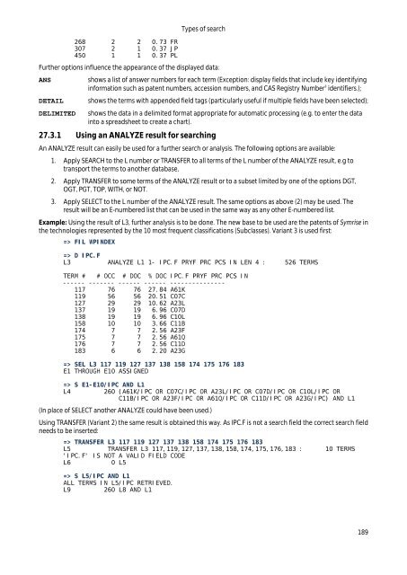 Guide to STN Patent Databases – Basic Version - Paton - TU Ilmenau