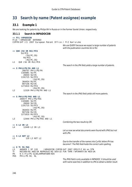 Guide to STN Patent Databases – Basic Version - Paton - TU Ilmenau