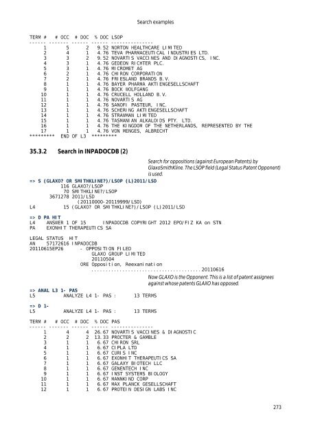 Guide to STN Patent Databases – Basic Version - Paton - TU Ilmenau