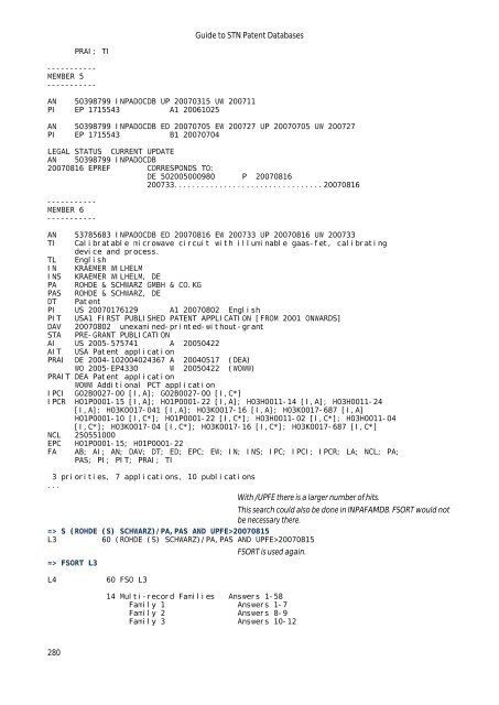 Guide to STN Patent Databases – Basic Version - Paton - TU Ilmenau