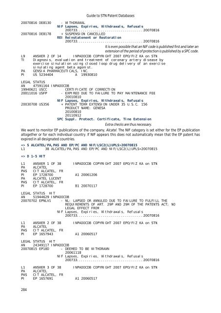 Guide to STN Patent Databases – Basic Version - Paton - TU Ilmenau