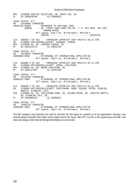 Guide to STN Patent Databases – Basic Version - Paton - TU Ilmenau