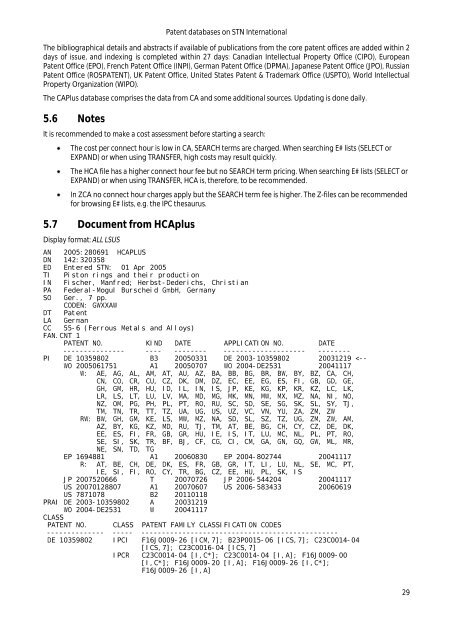 Guide to STN Patent Databases – Basic Version - Paton - TU Ilmenau