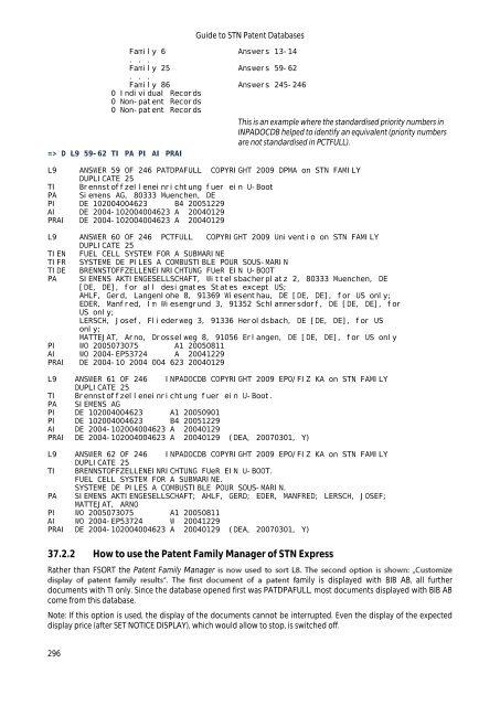 Guide to STN Patent Databases – Basic Version - Paton - TU Ilmenau