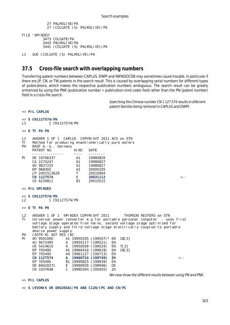 Guide to STN Patent Databases – Basic Version - Paton - TU Ilmenau