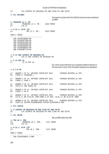 Guide to STN Patent Databases – Basic Version - Paton - TU Ilmenau