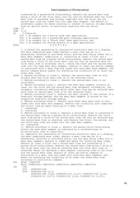 Guide to STN Patent Databases – Basic Version - Paton - TU Ilmenau