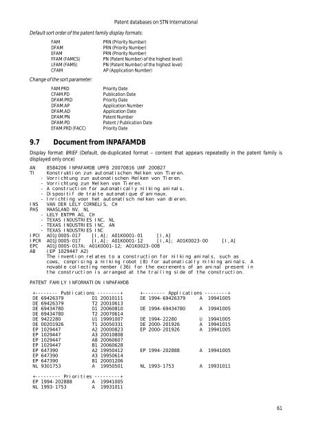 Guide to STN Patent Databases – Basic Version - Paton - TU Ilmenau