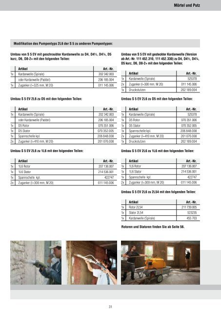 Katalog 2012/2013 - Putzmeister MÃ¶rtelmaschinen