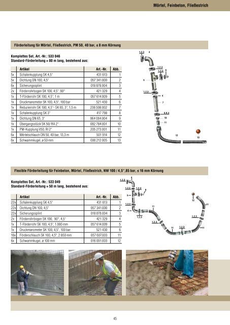 Katalog 2012/2013 - Putzmeister MÃ¶rtelmaschinen