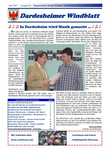 Windblatt45.pdf - Energiepark Druiberg GmbH