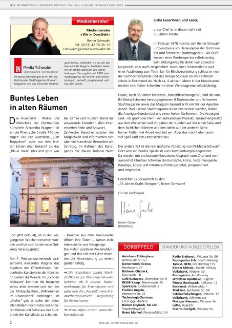 Wir in Dorstfeld - Dortmunder & Schwerter Stadtmagazine