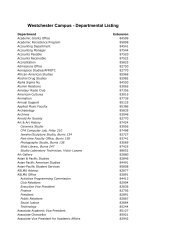 Westchester Campus - Departmental Listing - Loyola Marymount ...