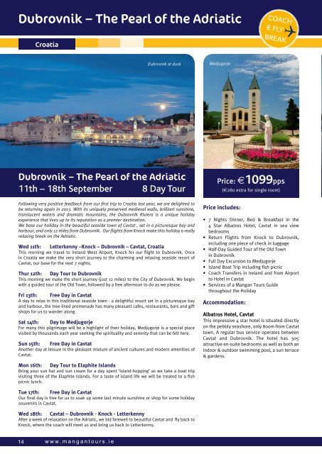 Brochure - Mangan Tours