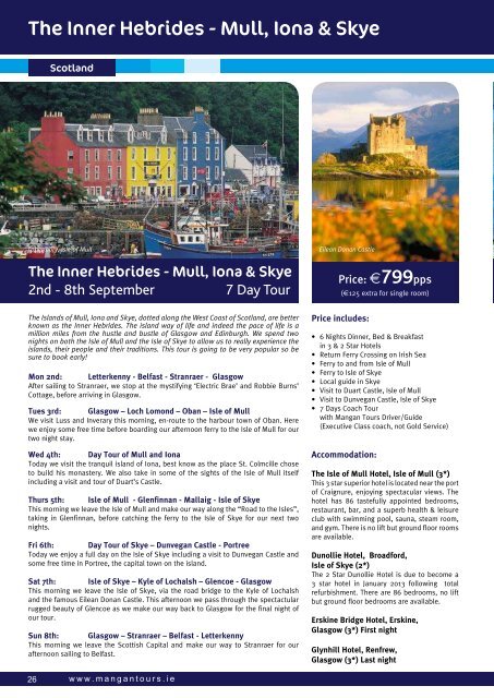 Brochure - Mangan Tours