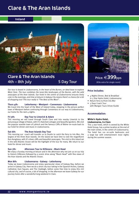 Brochure - Mangan Tours