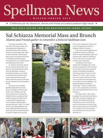 CSHS Newsletter - Cardinal Spellman High School