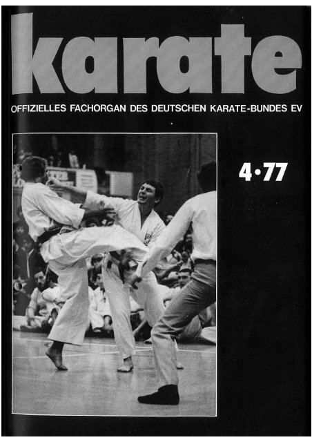 DKB-Fachorgan Nr. 4 - Chronik des Karate