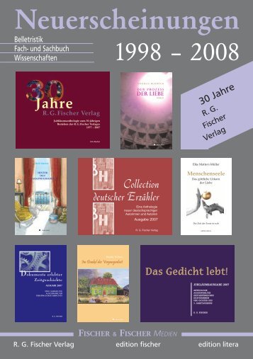 Verzeichnis 1998 - 2008.24.qxp - R.G.Fischer Verlag