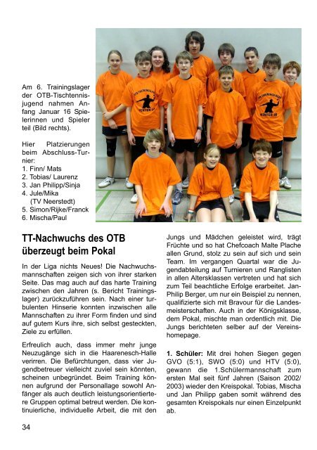 OTB-Mitteilungen 01/2008 - Oldenburger Turnerbund