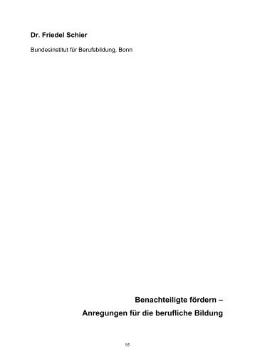 Benachteiligte fördern - LASA Brandenburg GmbH