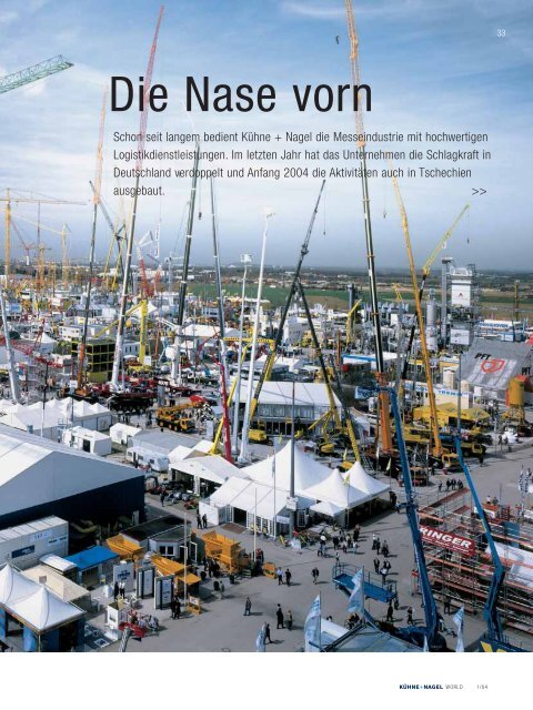 Der Weg zum Erfolg - Kuehne + Nagel