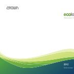 Global ecologic™ Report - Crown Equipment Corporation
