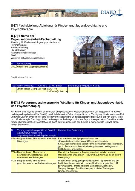Unser Qualitätsbericht 2008 - DIAKO Flensburg