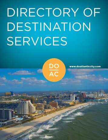 Directory of Destination Services - Atlantic City