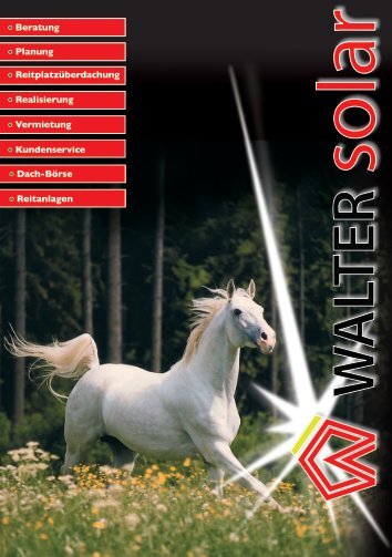 • Beratung • Planung • Reitplatzüberdachung ... - Reiten.de