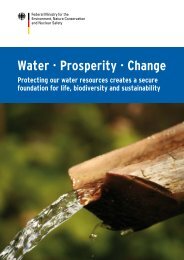 Water - Prosperity - Change - Protecting our water resources ... - BMU