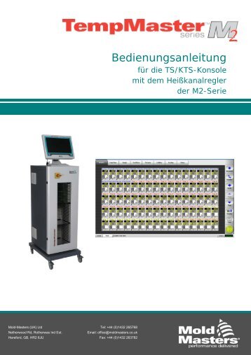 Bedienungsanleitung für die TS/KTS-Konsole mit ... - Mold-Masters