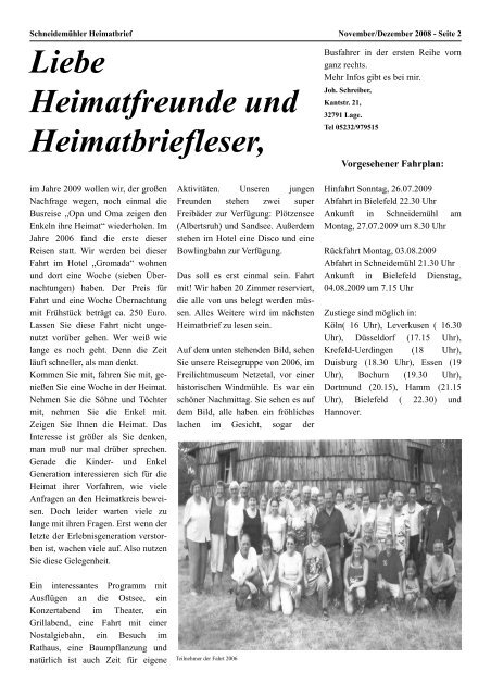 HB 3-6:heimatbrief v2.qxd - Heimatkreis Schneidemühl