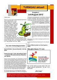 Juli/August 2012 TURNGAU aktuell - Turngau Mannheim