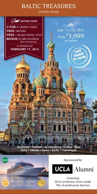 Download Brochure - UCLA Alumni Travel