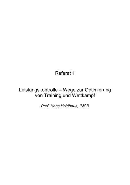 leistungskontrolle - Vereinsmeier